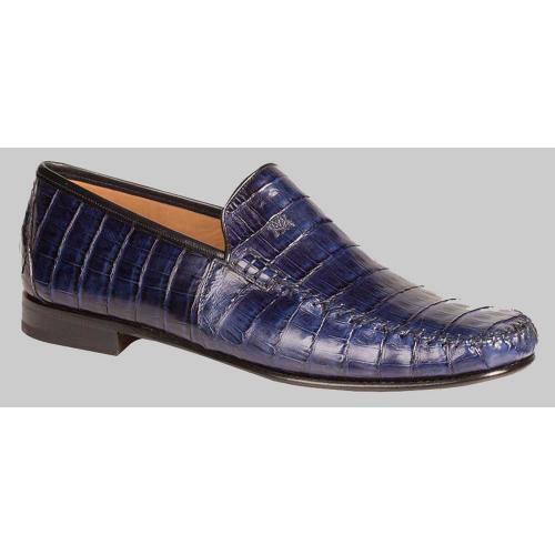Mezlan "Riley" Jean Genuine Crocodile Loafer Shoes 7156-F.